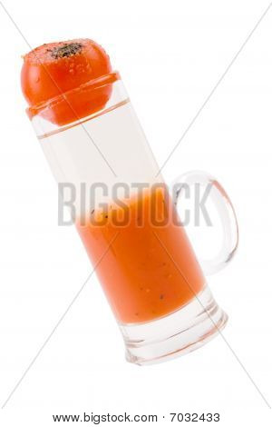 elegante kÃ¶stlichen Cocktail auf weiÃŸem Hintergrund