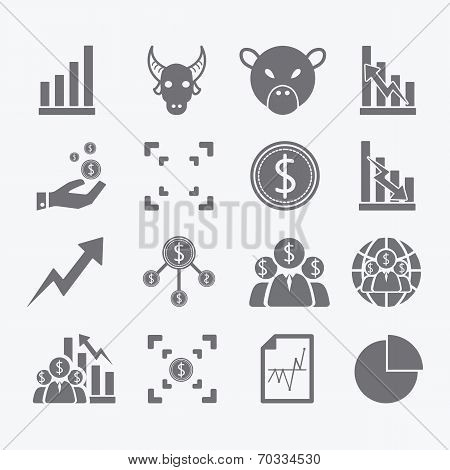 Business Human Icons Set