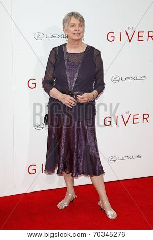 NEW YORK-AUG 11: Author Lois Lowry attends the premiere of 