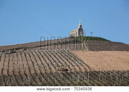 Chapel of the madona in Fleurie, Beaujolais