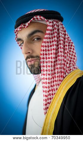 Arabic young sheikh posing