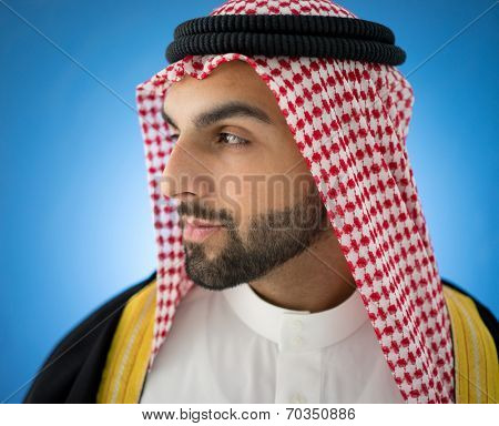 Arabic young sheikh posing