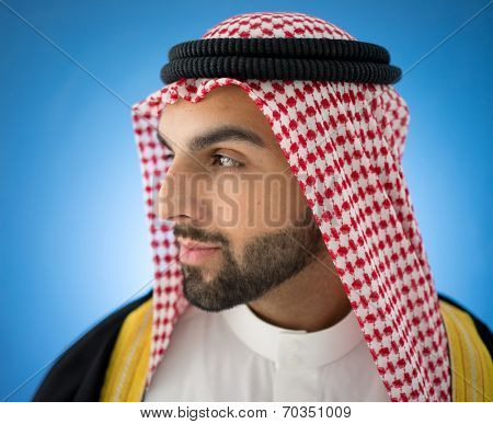 Arabic young sheikh posing