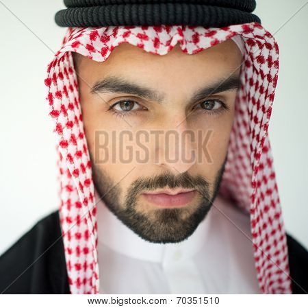 Arabic young sheikh posing