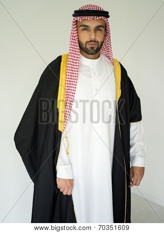 Arabic young sheikh posing