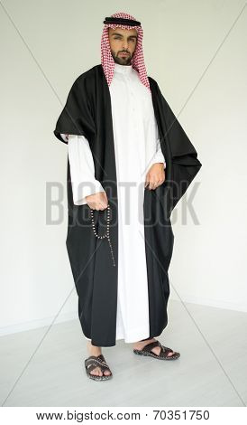 Arabic young sheikh posing