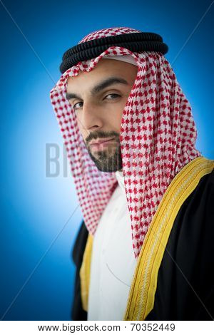 Arabic young sheikh posing