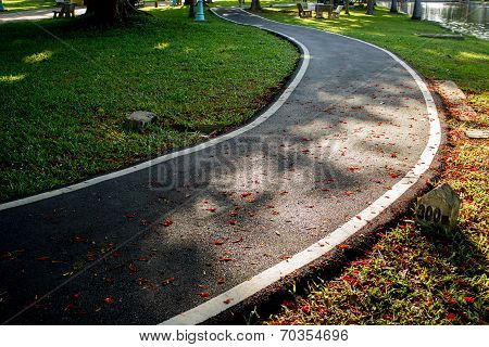 jogging Track In Health Park