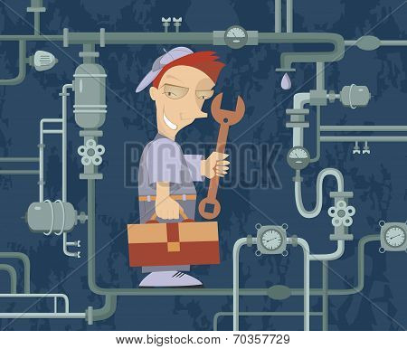 Mechanic Illustration