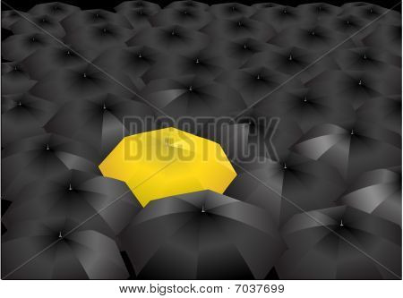 黄色い傘