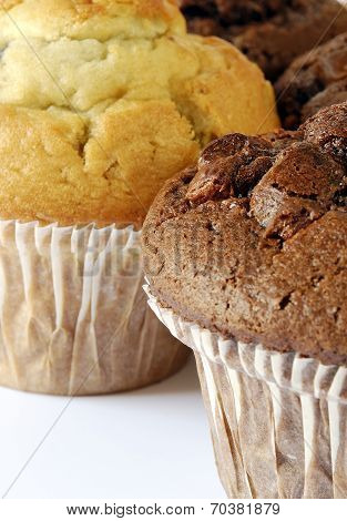 Chocolate And Blueberry Muffins