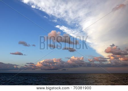 Clouds at sunset