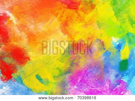 Colorful Watercolor Background.