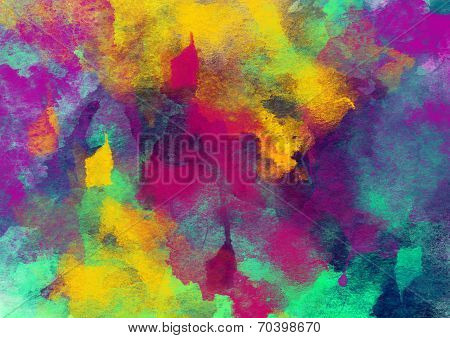 Colorful Watercolor Background.