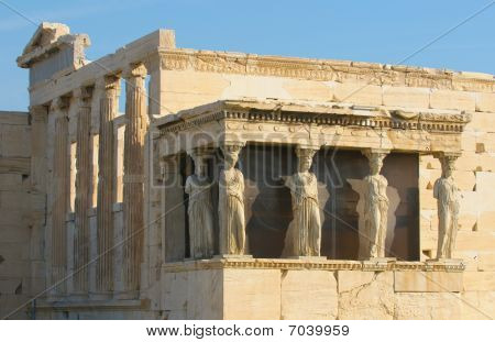 Cariatidi, Acropoli, Atene