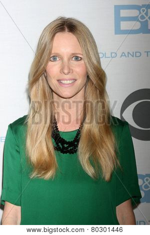 LOS ANGELES - JAN 14:  Lauralee Bell as the  Bold and Beautiful Celebrates 7000th Show at a CBS Television City on January 14, 2015 in Los Angeles, CA