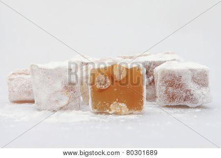 Traditional Turkish dessert, Turkish delight - Rahat Lokum