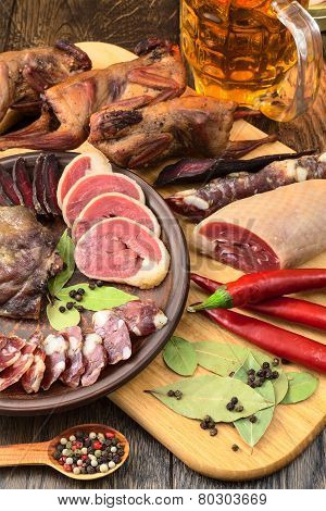 Dried Meat Still Life
