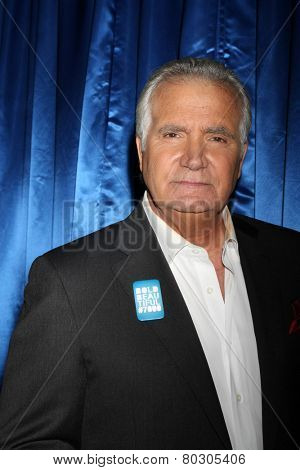 LOS ANGELES - JAN 14:  John McCook as the  Bold and Beautiful Celebrates 7000th Show at a CBS Television City on January 14, 2015 in Los Angeles, CA
