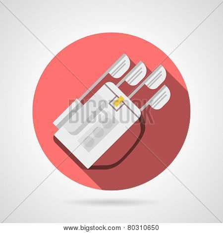 Flat vector for golf. Bag with clubs