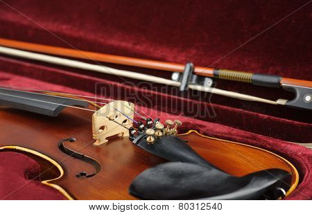 Violin In Case.