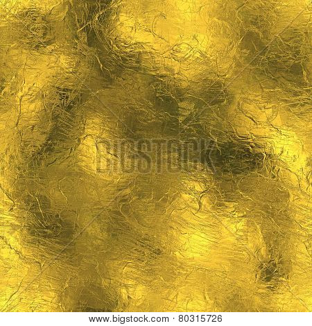 Golden Foil Seamless Texture