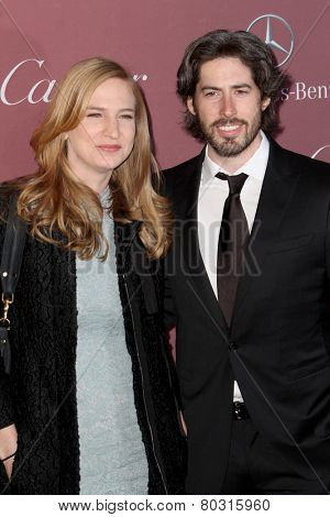 PALM SPRINGS, CA - JAN 3: Helen Estabrook and Jason Reitman arrive at the 2015 Palm Springs Film Festival Awards Gala at the Palm Springs Convention Center on January 3, 2015 in Palm Springs, CA.