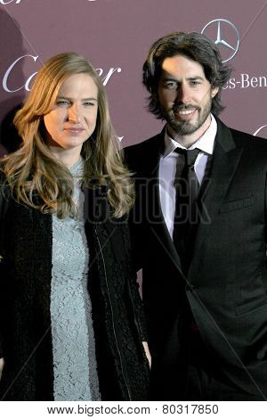 PALM SPRINGS, CA - JAN 3: Helen Estabrook and Jason Reitman arrive at the 2015 Palm Springs Film Festival Awards Gala at the Palm Springs Convention Center on January 3, 2015 in Palm Springs, CA.