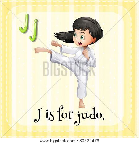 A letter J for judo