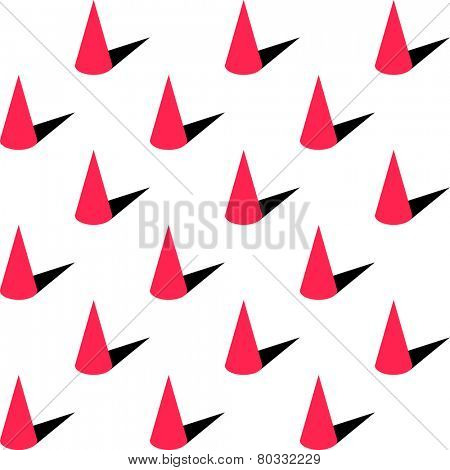 Abstract Cone Pattern. Vector Background. Seamless Regular Texture