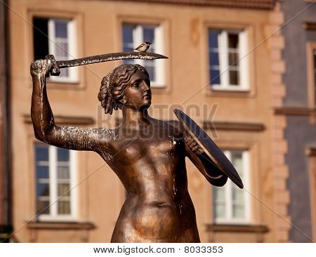Havfrue Statue Warszawa