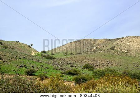 Golan Heights Landscape, Israel.