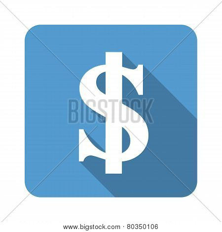 Us Dollar Sign Flat Icon Vector Illustration