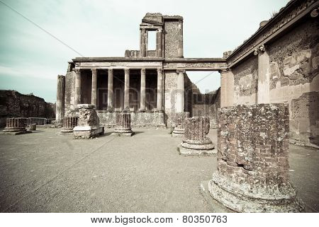 Ruins Of The Basilica, Pompeii