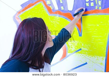 Un Graffiti de dessin