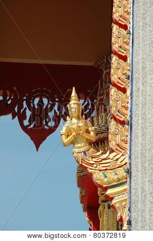 Deva Clasping Hands in Token of Worship