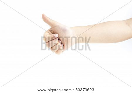 Children hand sign