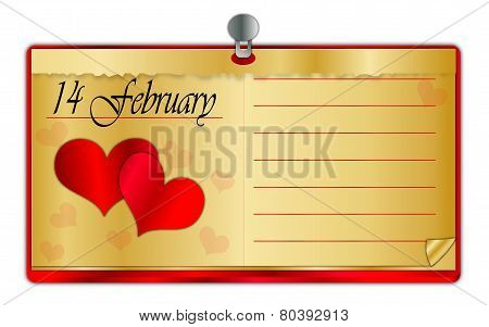 Valentine calendar