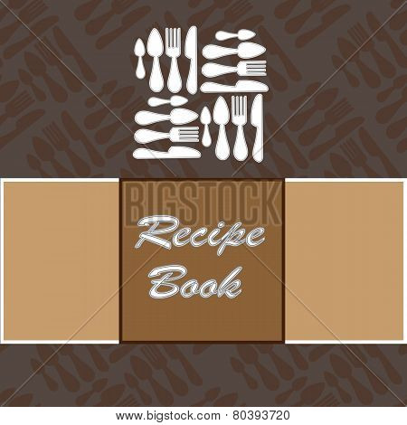 Recipe Book. Vector Template