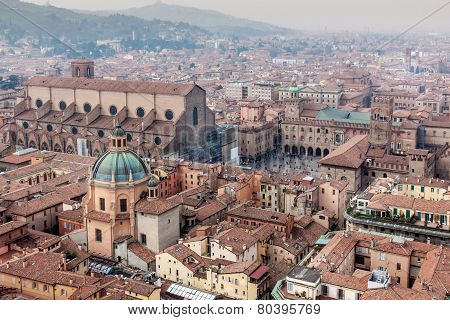 Bologna From Asinelli Tower