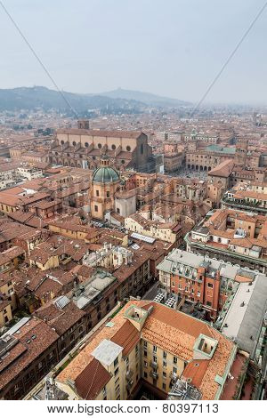 Bologna From Asinelli Tower