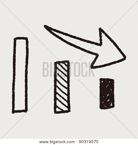Chart Infograp;hic Doodle Drawing