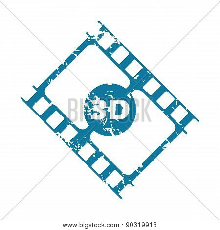 Grunge 3d strip icon