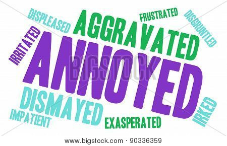 Annoyed Word Cloud Image & Photo (Free Trial) | Bigstock