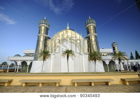 The Crystal Mosque in Terengganu, Malaysia