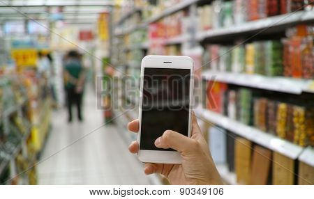 Using Mobile Phone In Market