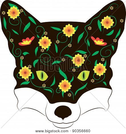 Fox with a pattern