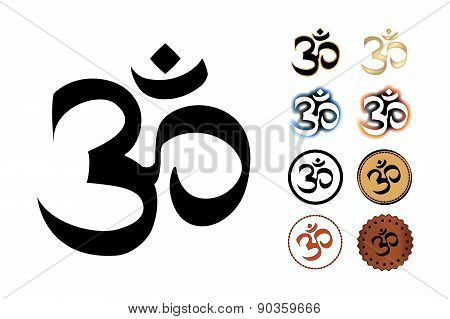 OM mantra symbol