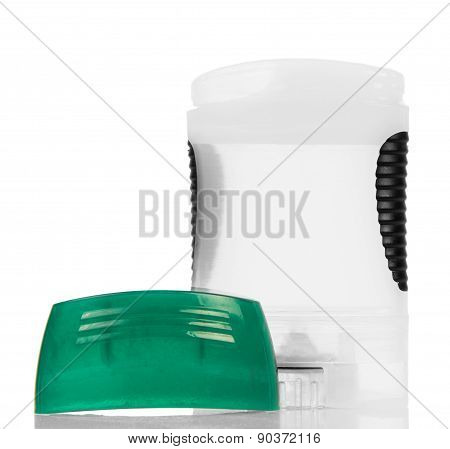Opened antiperspirant