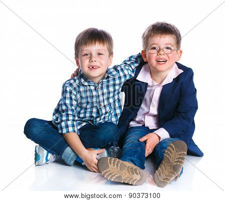 Boys in the studio